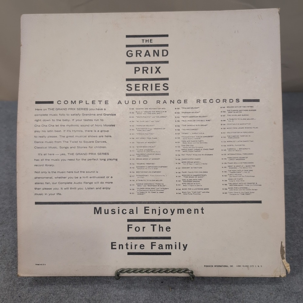 The Merlin Trio Music for Dancing Vinyl LP Grand Prix Series K-189 Pickwick Jazz - Picture 2 of 6